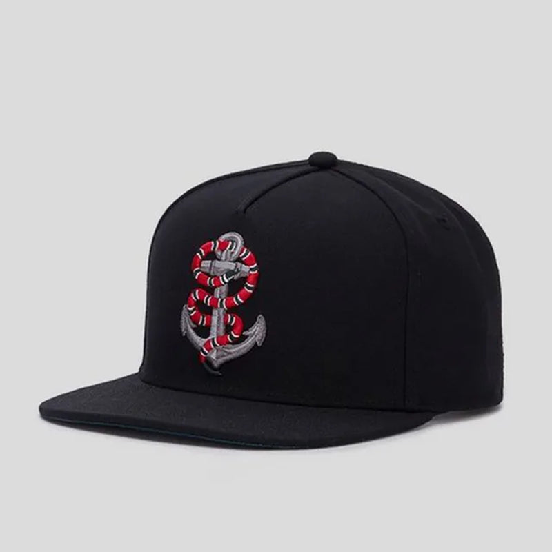 ANCHORED Snapback Hat