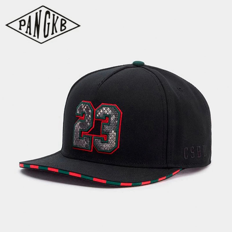 Brand 23 CAP Constrictor Basketball Snapback Hat for Men Women Travel Adult Outdoor Casual Sun Baseball Cap Bone