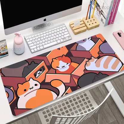 Cute Cat Gaming Mousepad