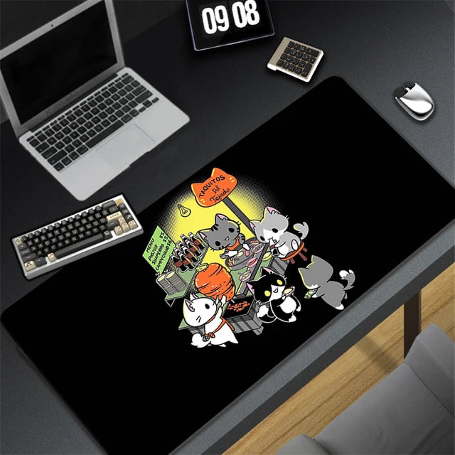 Cute Cat Gaming Mousepad