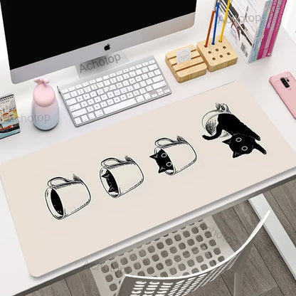 Cute Cat Gaming Mousepad