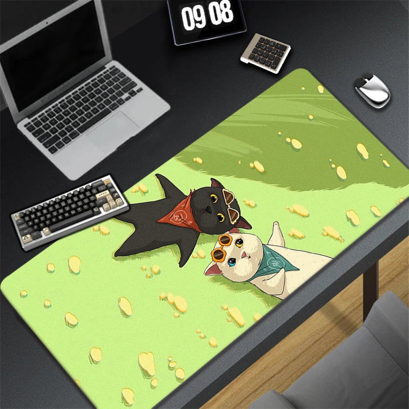 Cute Cat Gaming Mousepad