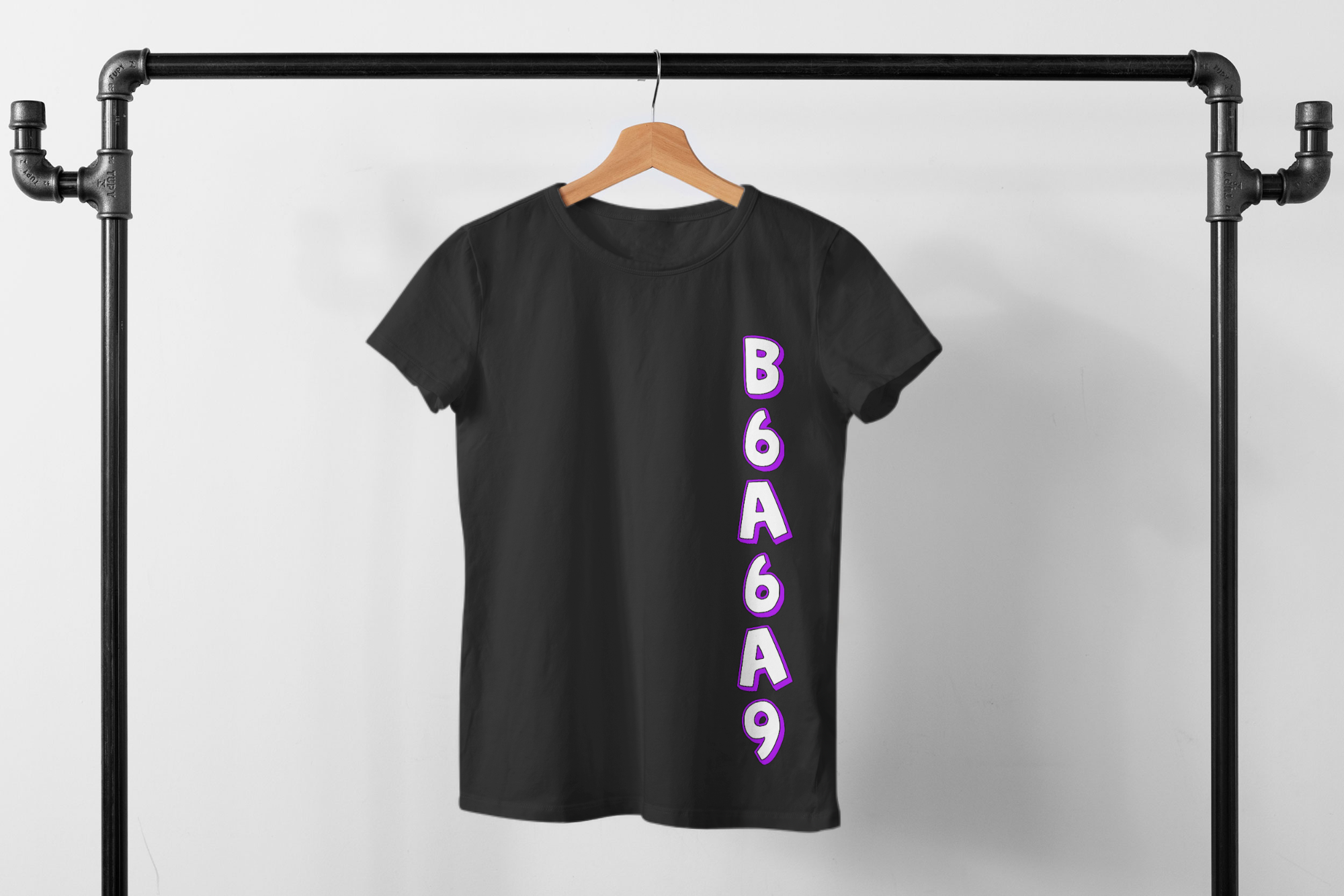 B6a6a9 Text Tshirt