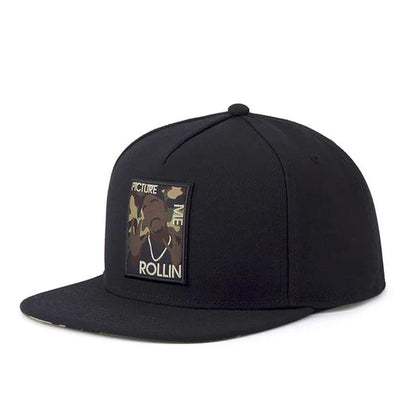 Brand WL 2PAC Rollin Cap Trucker Bone Snapback Hat for Men Women Camo Adult Outdoor Breathable Sun Baseball Caps Gorras