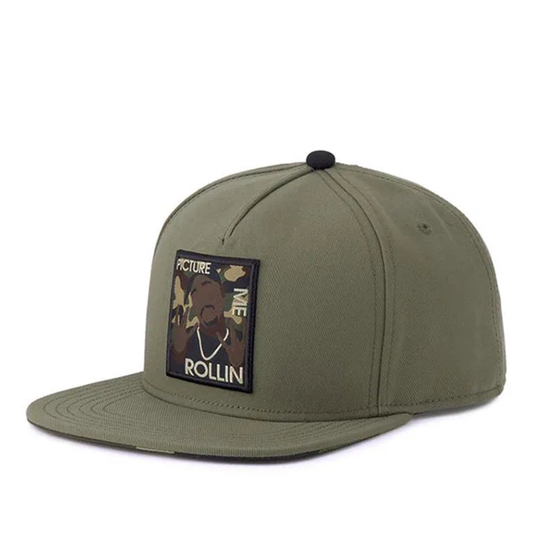 Brand WL 2PAC Rollin Cap Trucker Bone Snapback Hat for Men Women Camo Adult Outdoor Breathable Sun Baseball Caps Gorras