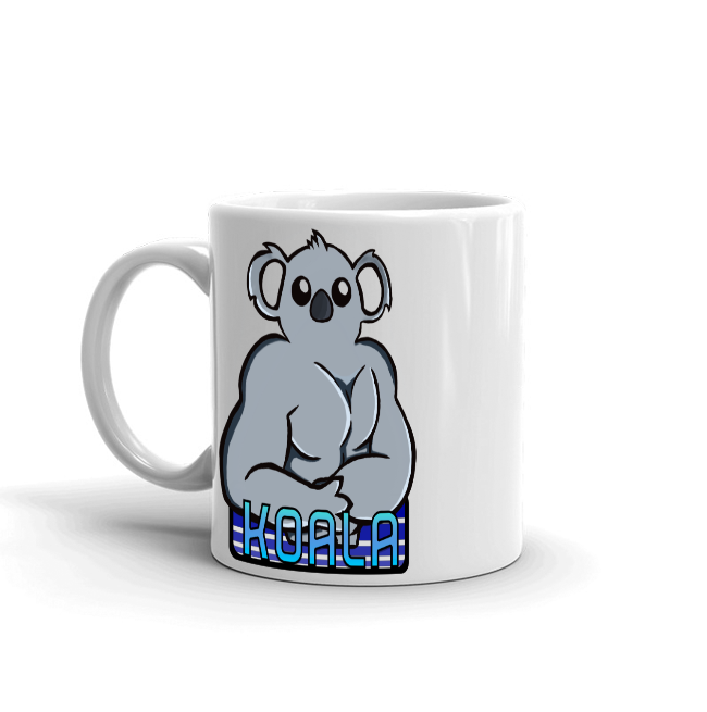 Male koala mug